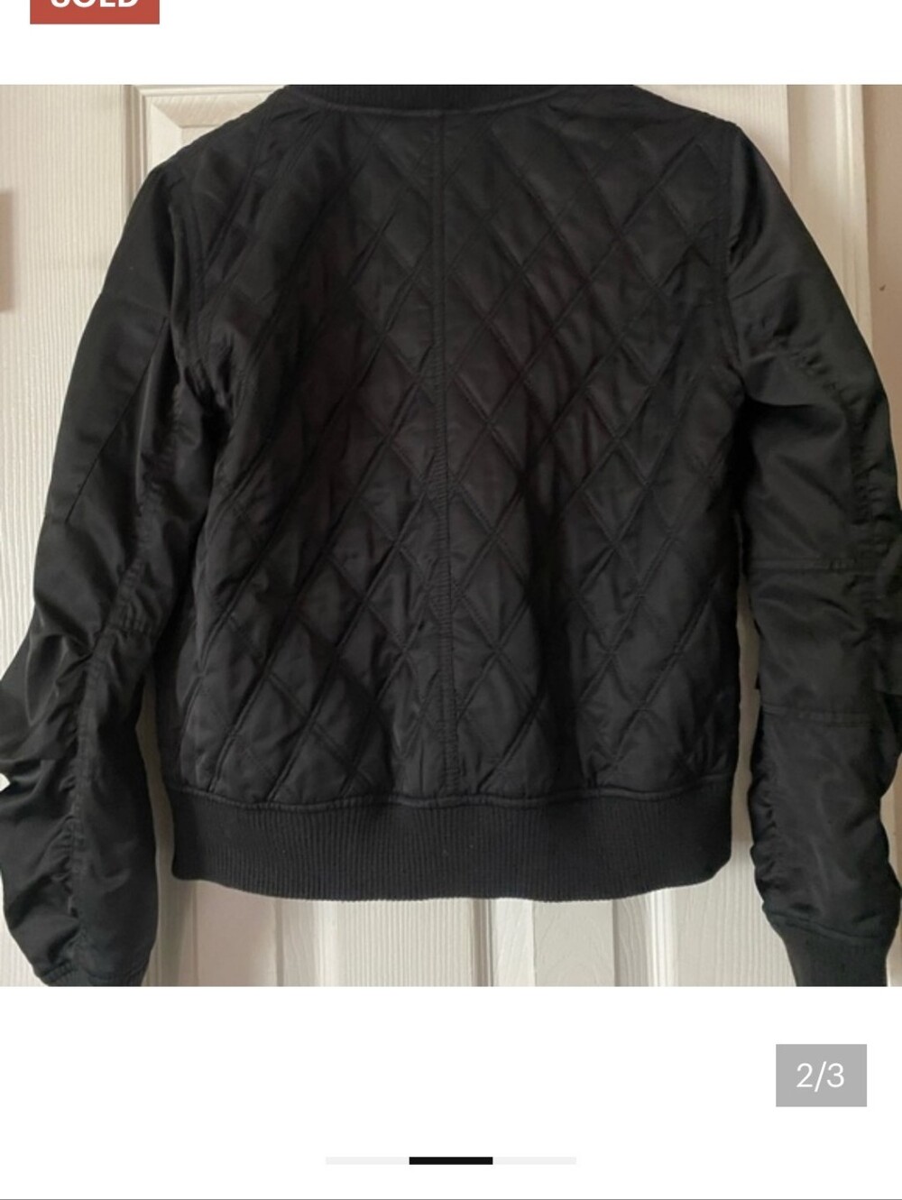 Sincerely Jules Black Bomber Jacket - Picture 3 of 3